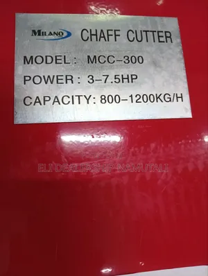 High Speed Chaff Cutter Machine