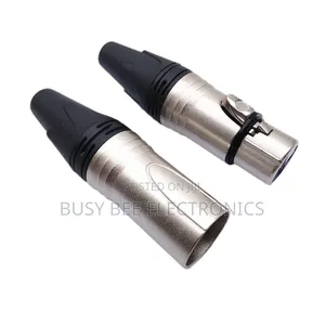 3pin Nickel Plated XLR Plug Male /