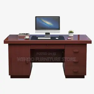 Office Desk; 1.4m Executive Strong Mahogany Home Study Desk