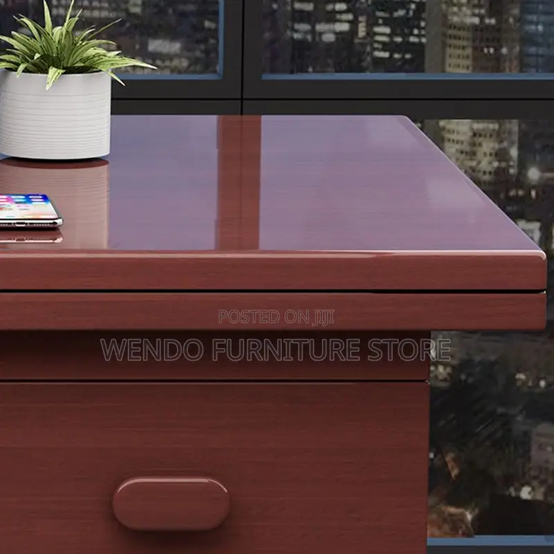Office Desk; 1.4m Executive Strong Mahogany Home Study Desk