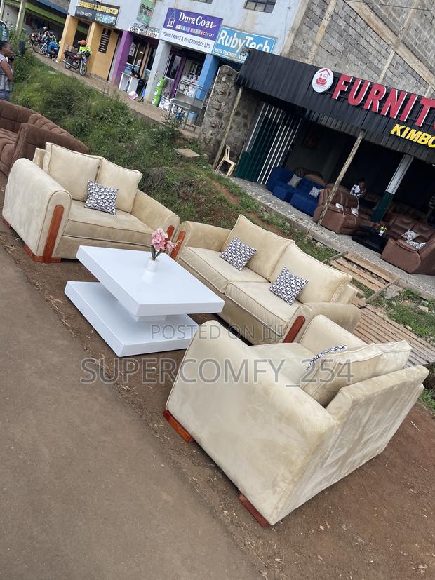Wooden Detailed Modern Sofa - thumbnail 11