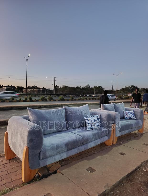 Wooden Detailed Modern Sofa - thumbnail 19