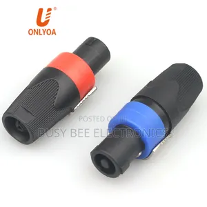 Speaker Brigtht Color Xir Nl4fx 4 Pole Speakon Plug Male Connector