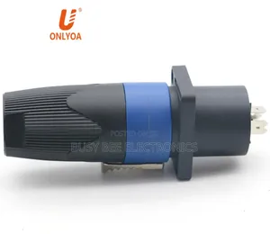 Speaker Brigtht Color Xir Nl4fx 4 Pole Speakon Plug Male Connector