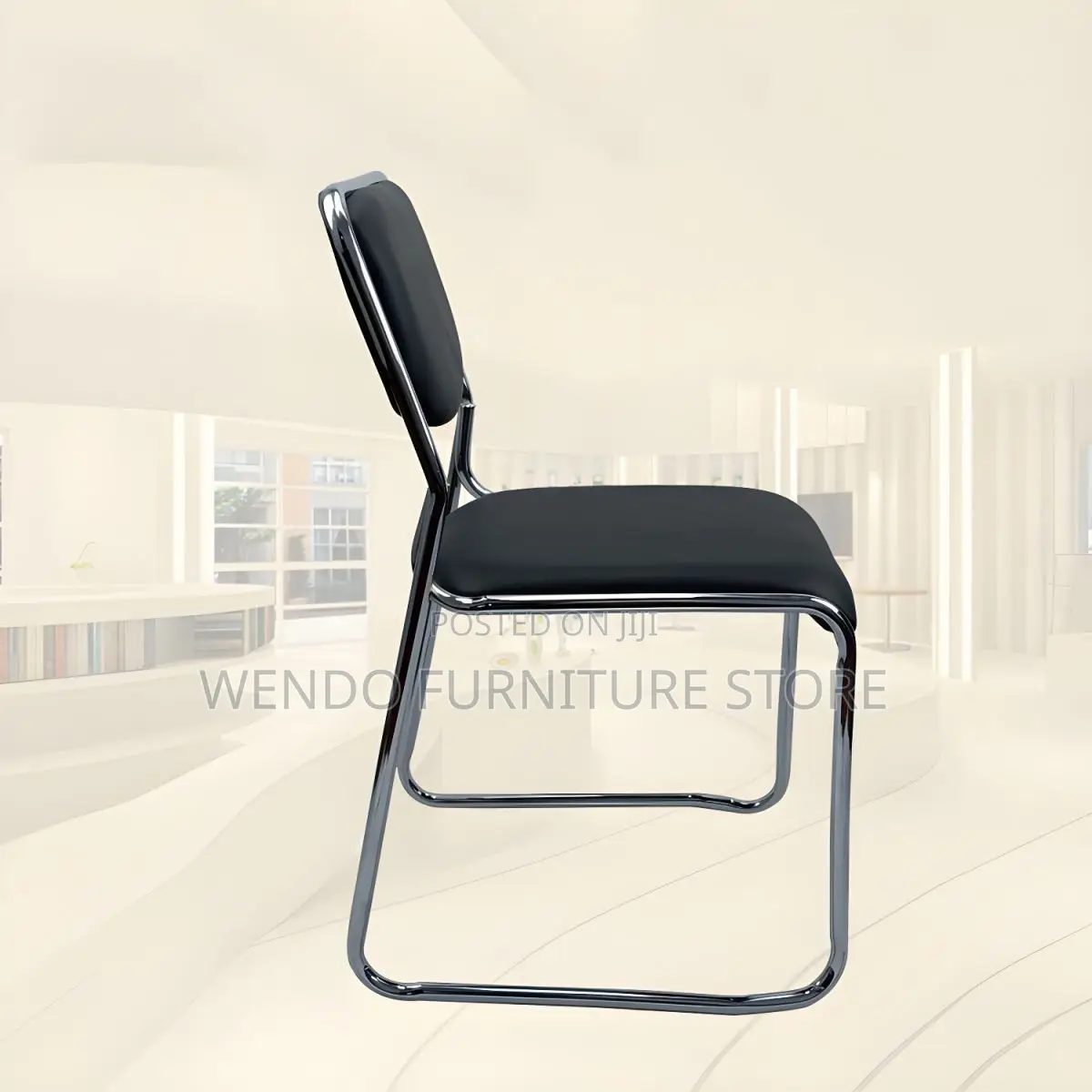 Office Chairs; Armless Catalina Leather Office Chairs