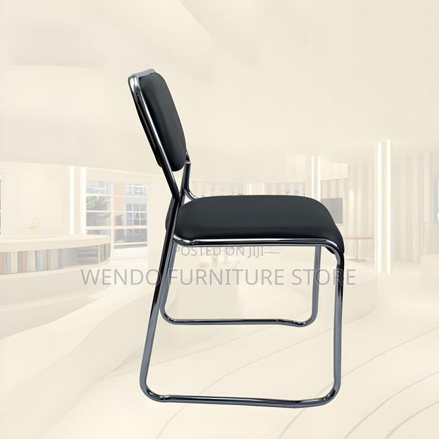 Office Chairs; Armless Catalina Leather Office Chairs - thumbnail 2
