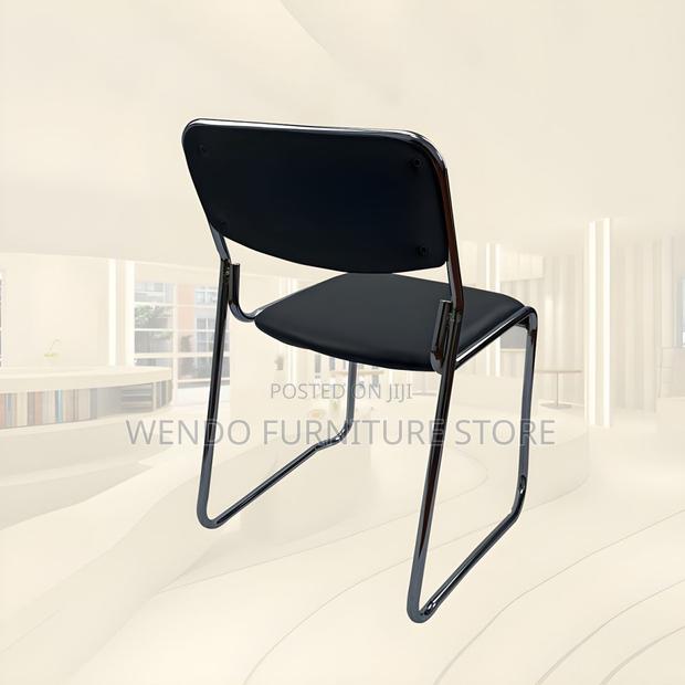 Office Chairs; Armless Catalina Leather Office Chairs - thumbnail 5