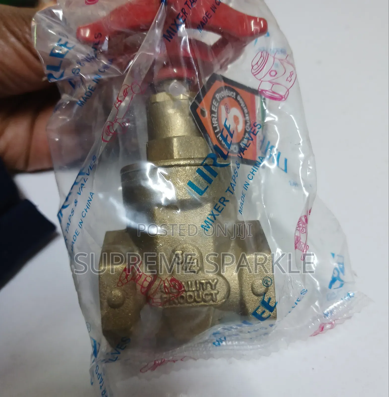 Lirlee Brass Gate Valve 3/4 Inch