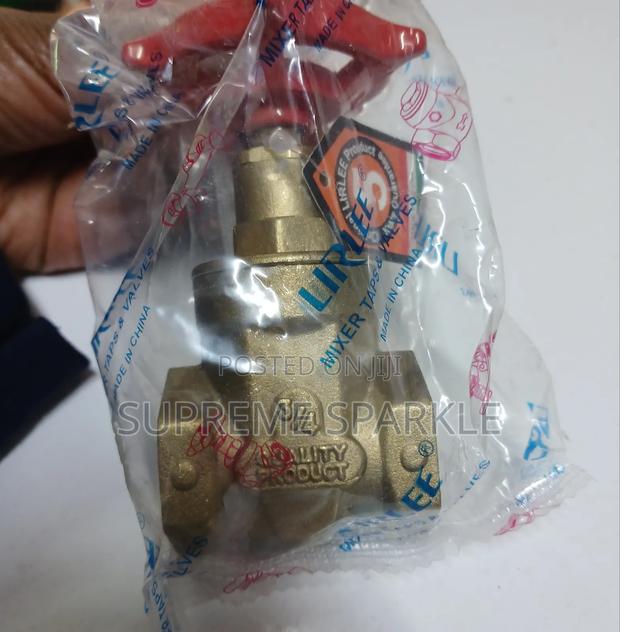 Lirlee Brass Gate Valve 3/4 Inch