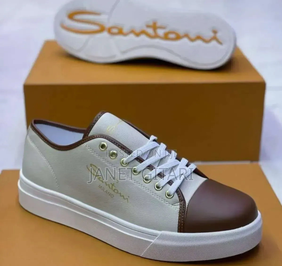 Santoni Milano Premium Casual Sneakers