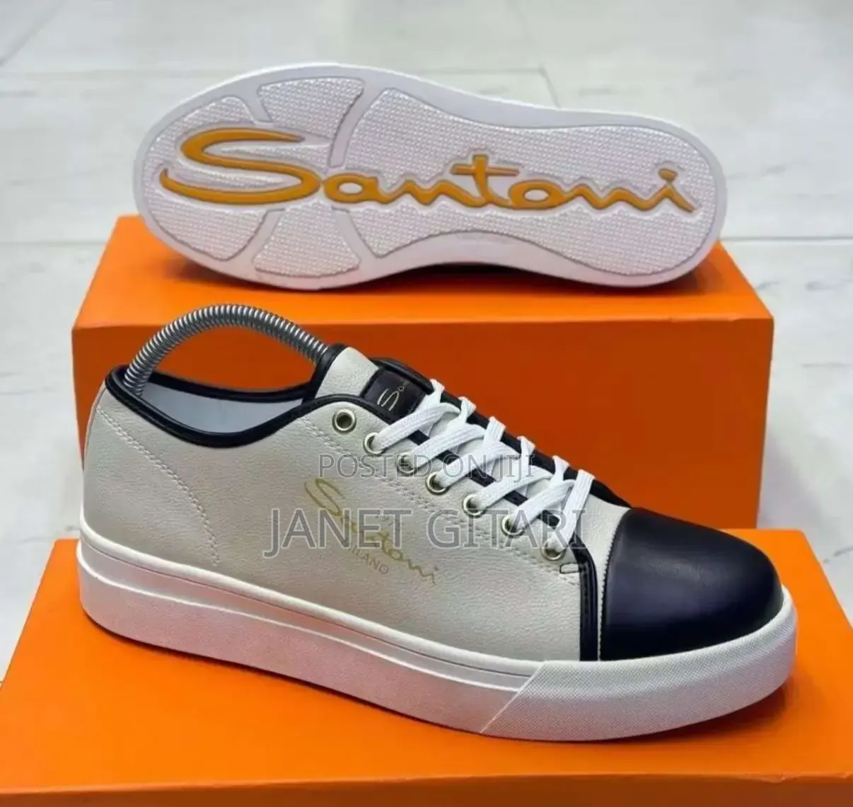 Santoni Milano Premium Casual Sneakers