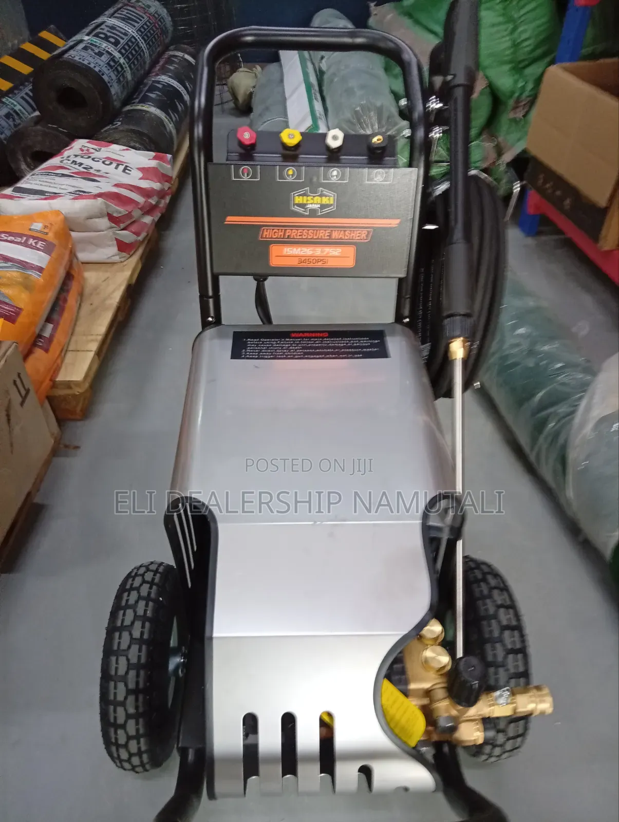 Commercial Grade Pressure Washer 3450 Psi With 5hp Single Phase Motor