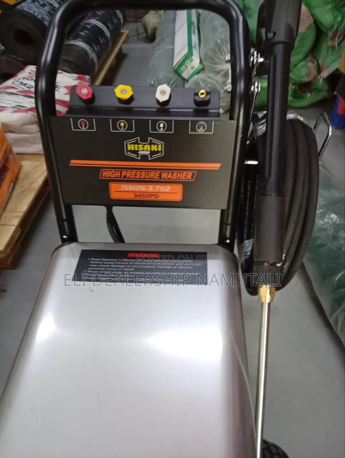 Commercial Grade Pressure Washer 3450 Psi With 5hp Single Phase Motor