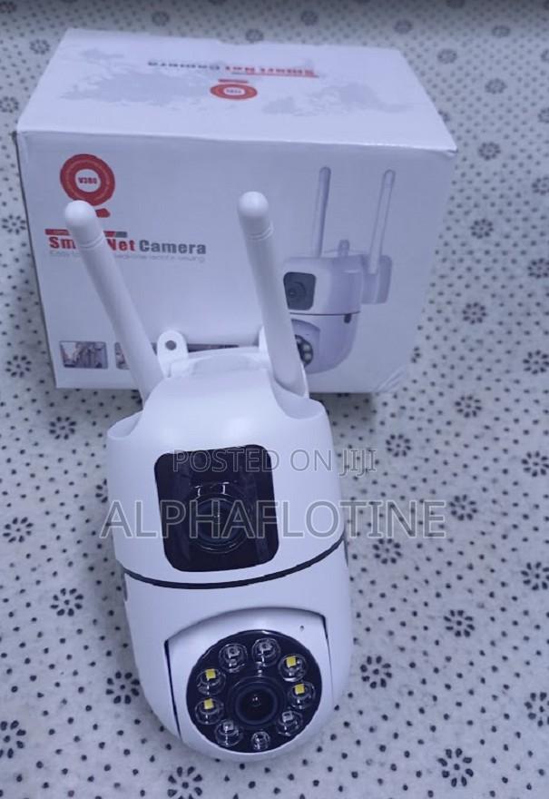 V380 Mini Indoor PTZ Dual Lens Camera 4mp Hd Smart Wifi Camera