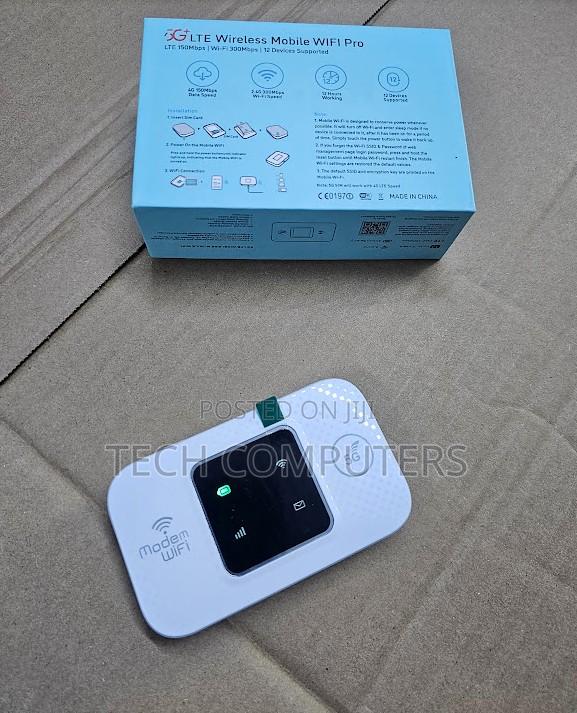 5g Lte Mifi Portable Wifi Router With Sim Card Support – 300mbps