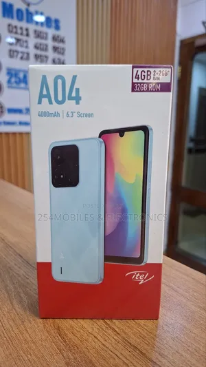 New Itel A06 32 GB Black