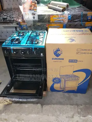 Euroken Full Gas Standing Cooker With Gas Oven 50 by 55
