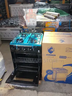Euroken Standing Cooker Full Gas 50x55 With Gas Oven
