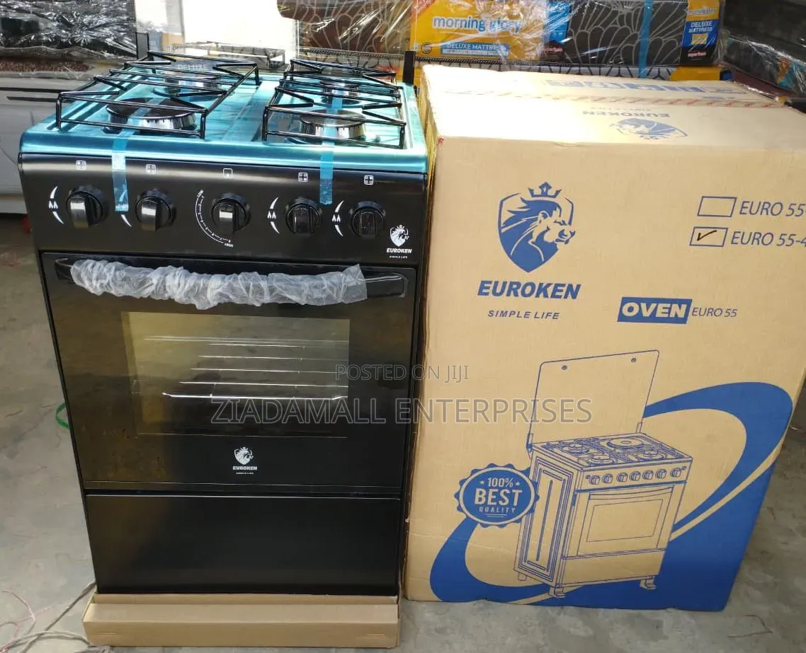 Euroken 50x55 Full Gas Standing Cooker,Gas Oven