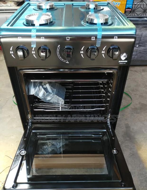 Euroken Euro-55-4g Full Gas Cooker Auto Ignition 50x55cm