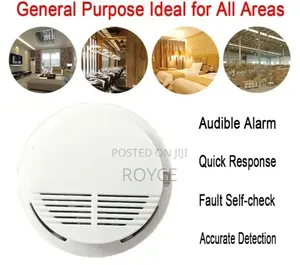 Photoelectric Battery Powered Smoke Alarm