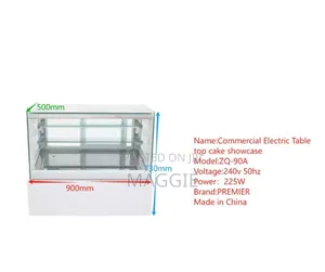 Electric Table Commercial Top Cake Showcase Available