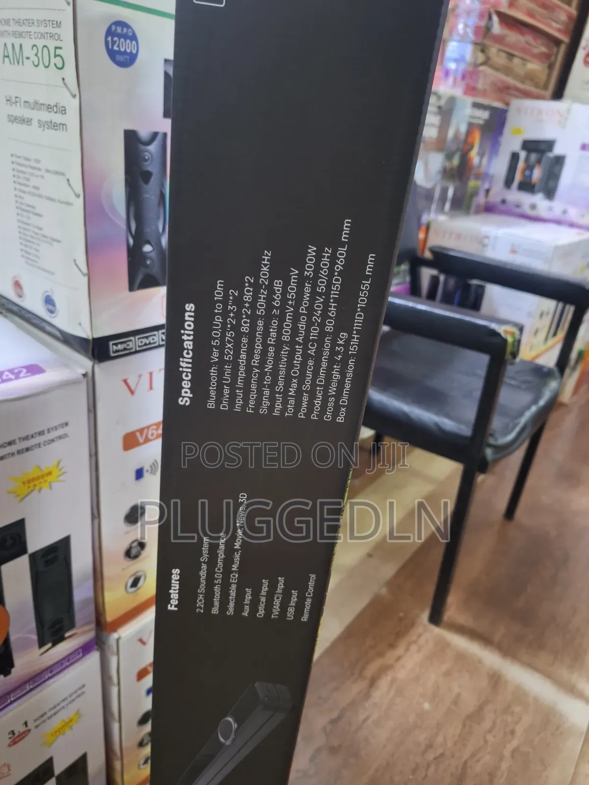 Skyworth Ss888 2.2ch 300w Wireless Soundbar Built-in 2 Subwoofer .*