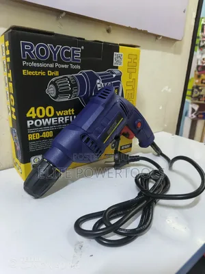 Royce 400w Electric Drill | High-Speed Hand Drill for Wood Metal