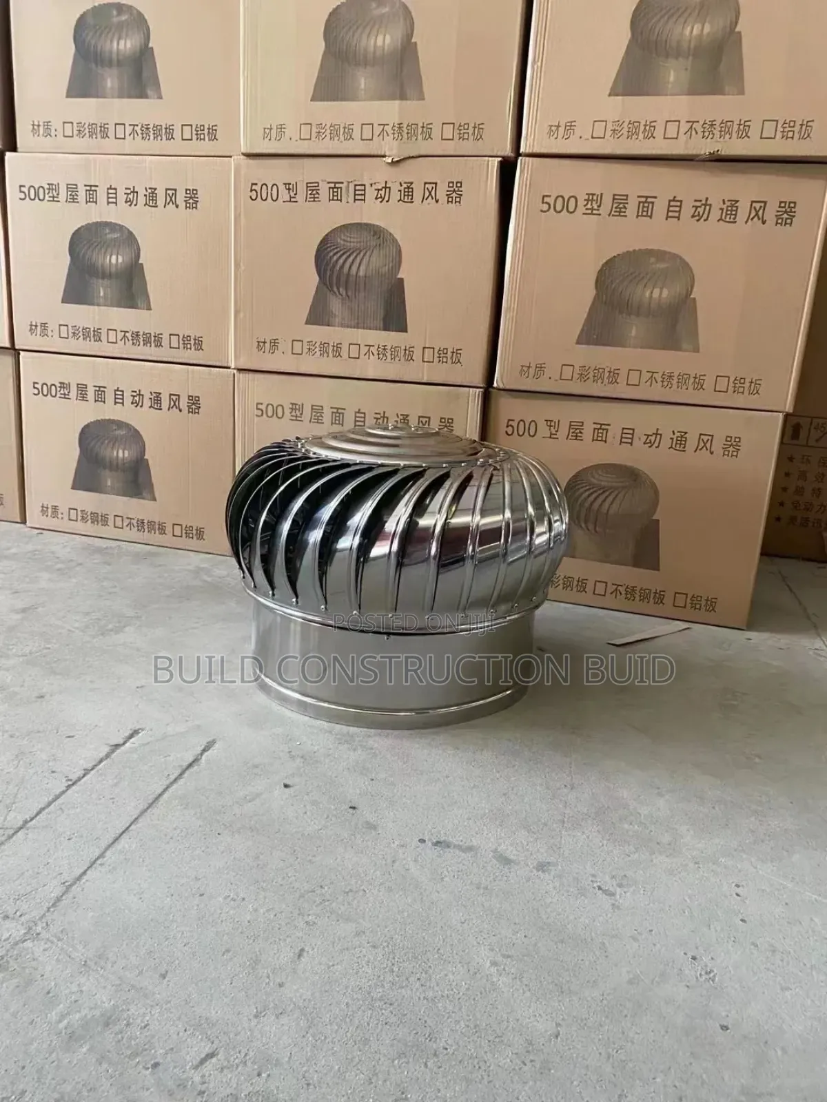 Industrial Wind Driven Cyclones/Air Ventilators 600mm