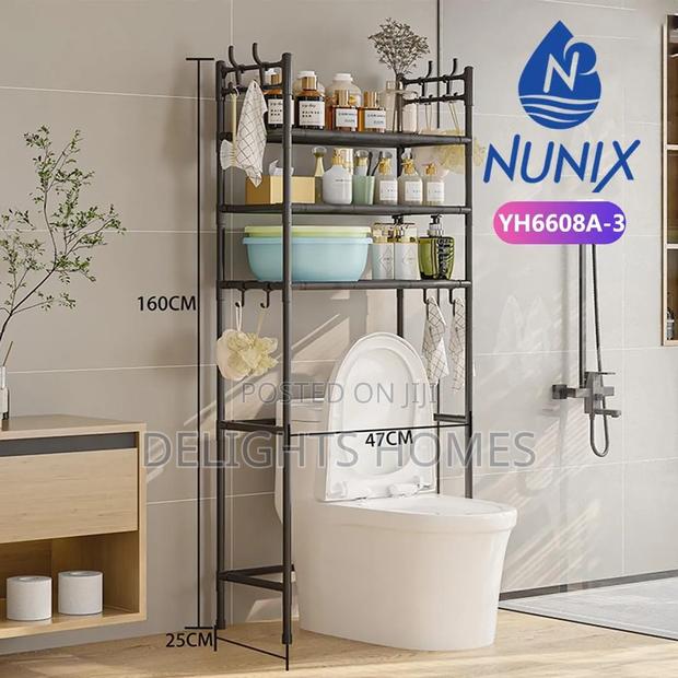 Nunix 3-Tier Over-the-Toilet Organizer -Dv