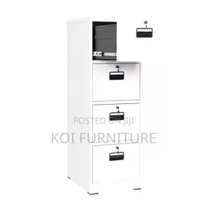 Office Cabinet; Steel Cabinet With 4 Lockable Key Drawers