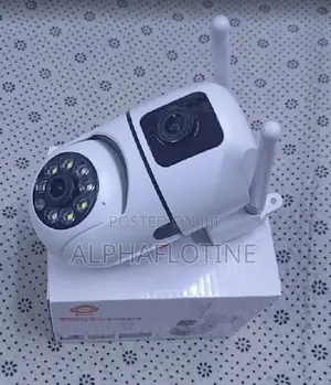 V380 Wifi Ac Powered Indoor PTZ Camera Dual Len Smart Camera