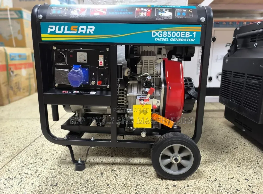 Diesel Generator Dg8500eb Pulsar 9.5kvw Open Diesel Generator