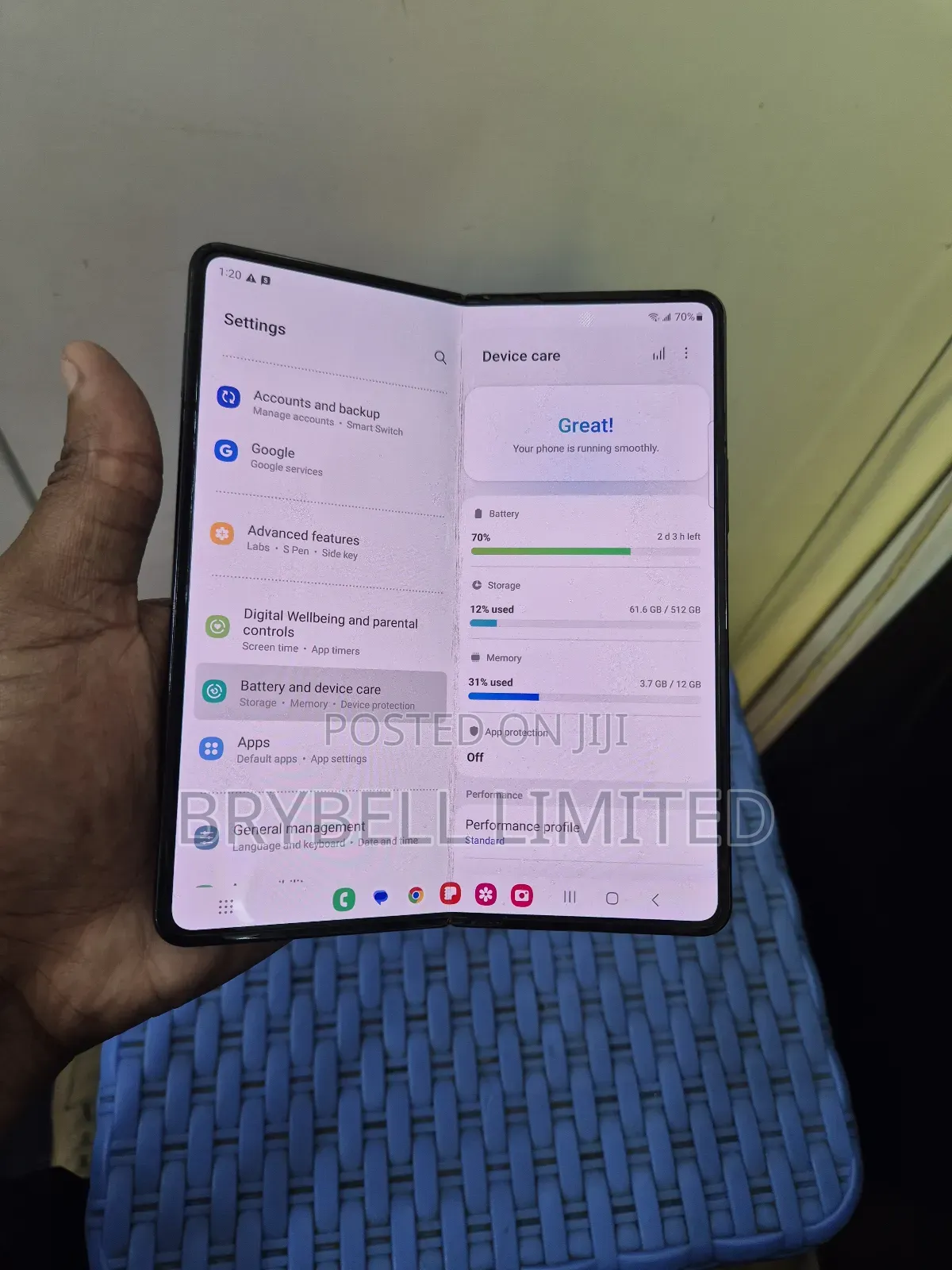 Samsung Galaxy Z Fold4 512 GB Black