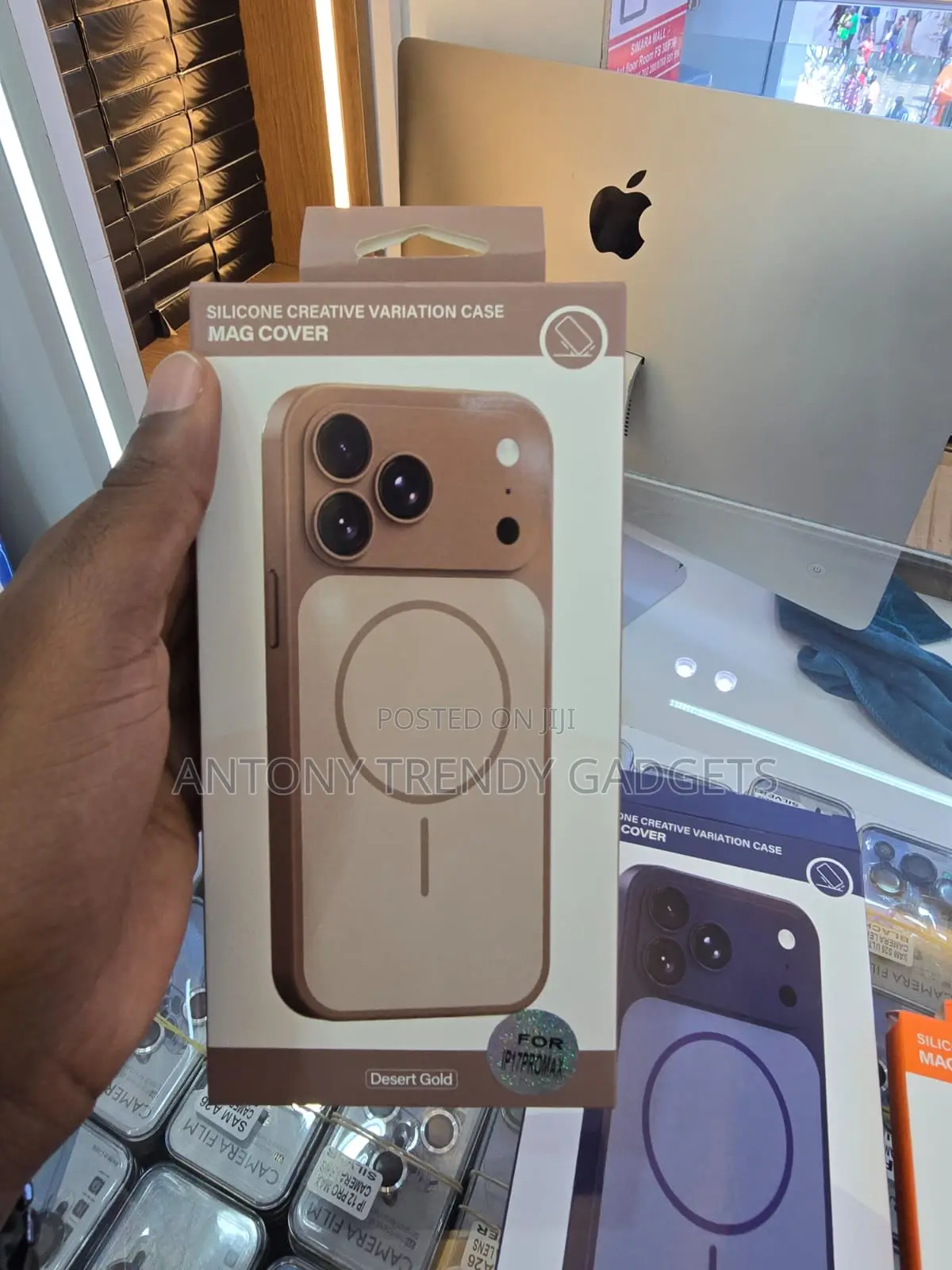 Magnetic Silicone Case for iPhone 17 Pro Max Matte Finish
