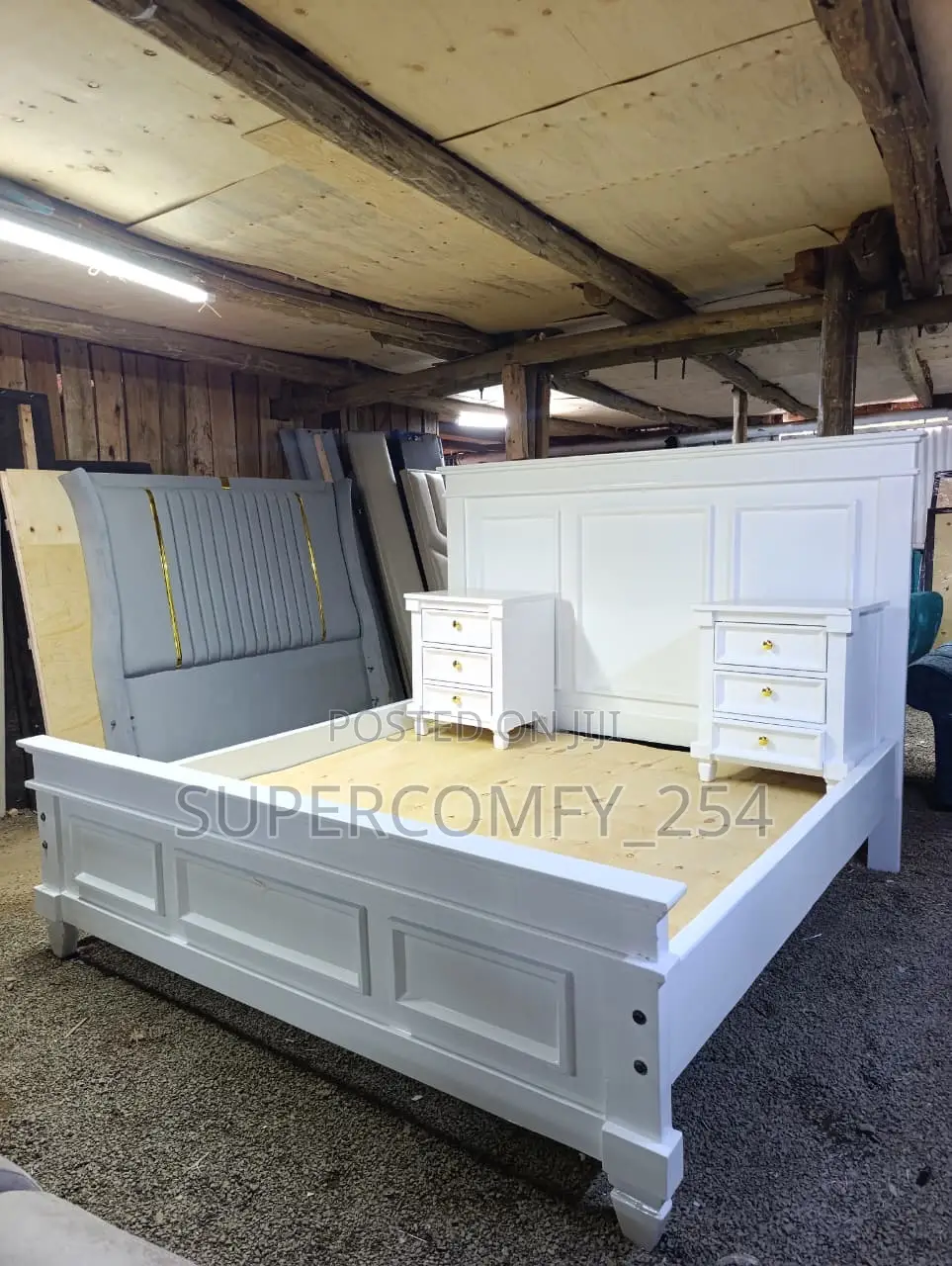 Painted Wooden Beds