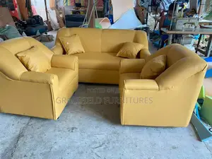 4 Seater Set Sofa Brown