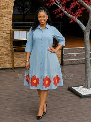 Good Quality Shift Dresses With a Vibrant Yellow and Red Floral Print