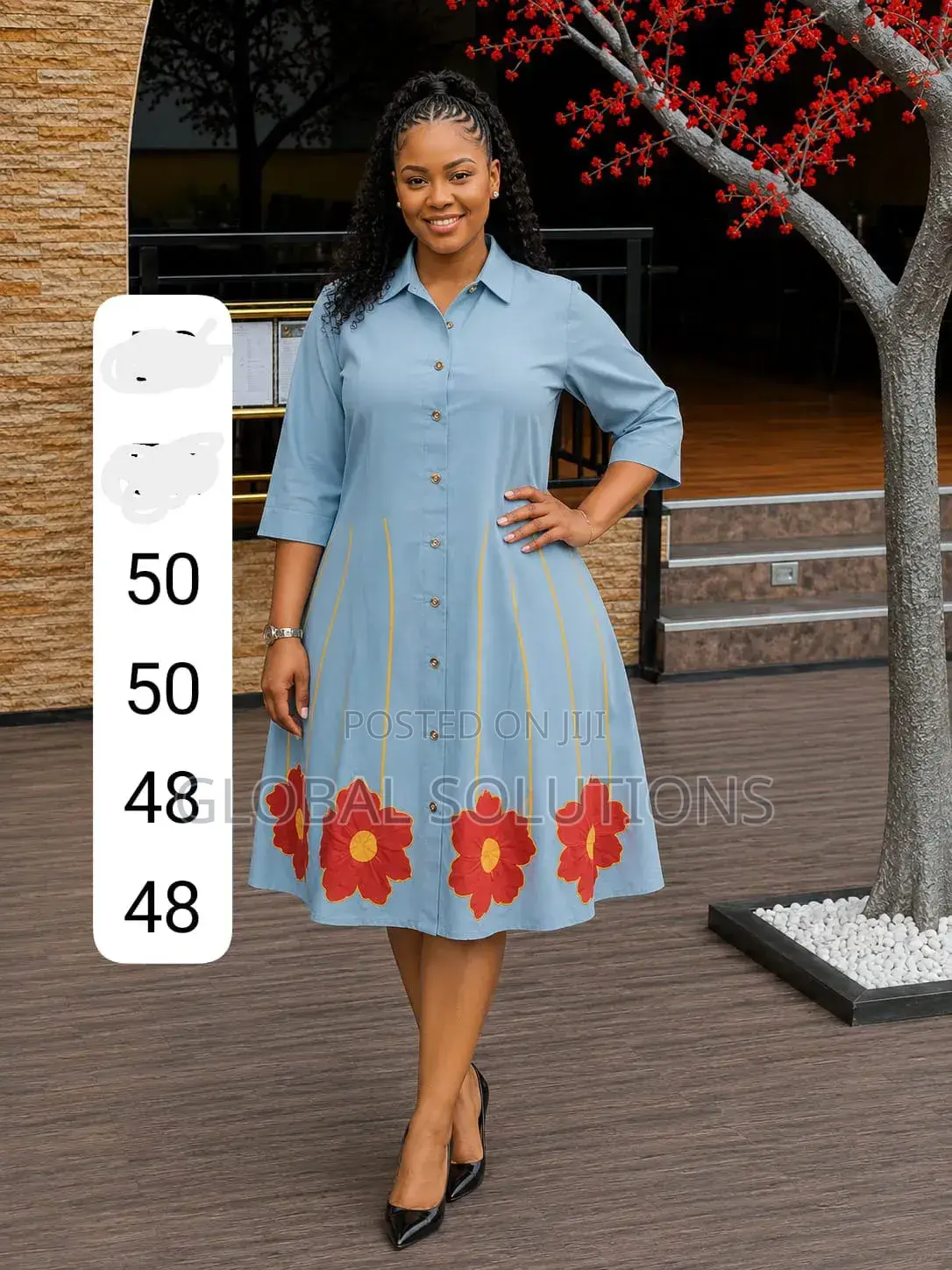 Good Quality Shift Dresses With a Vibrant Yellow and Red Floral Print