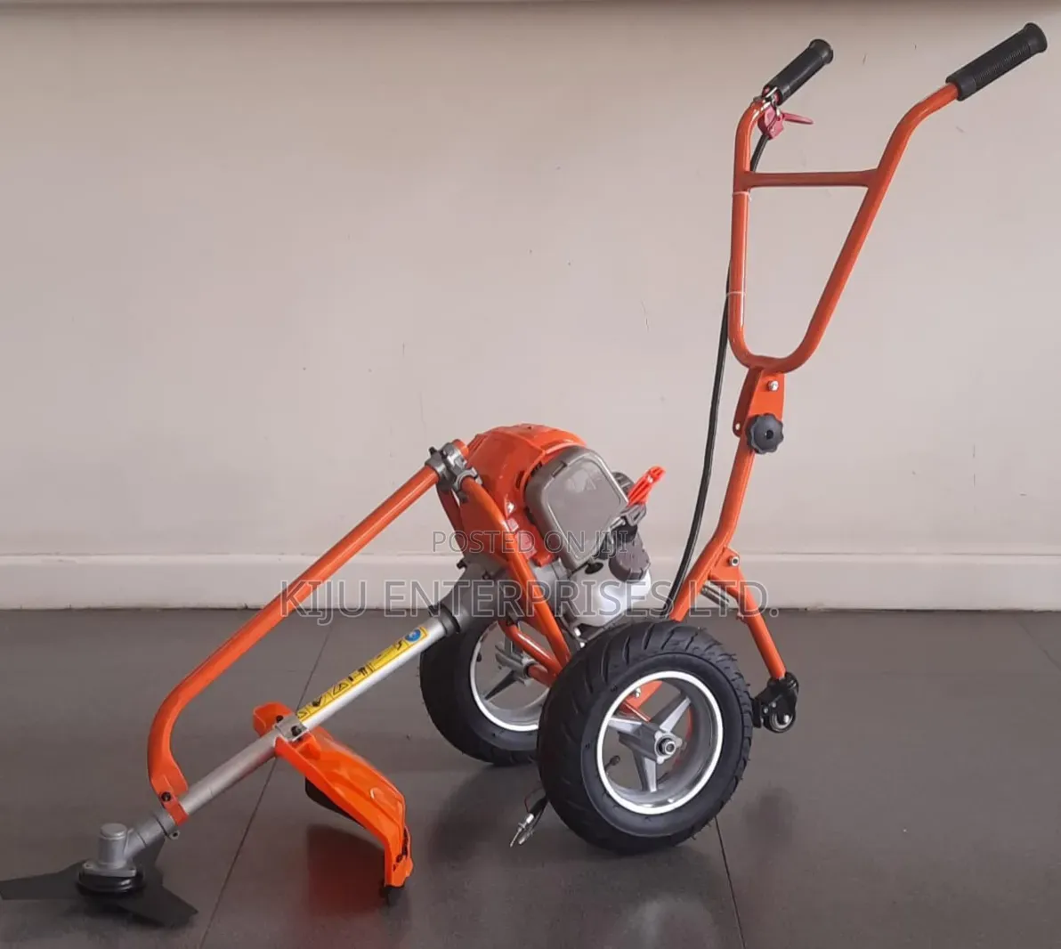 Petrol Brush Cutter on Wheels – Grass Trimmer for Farms Estates