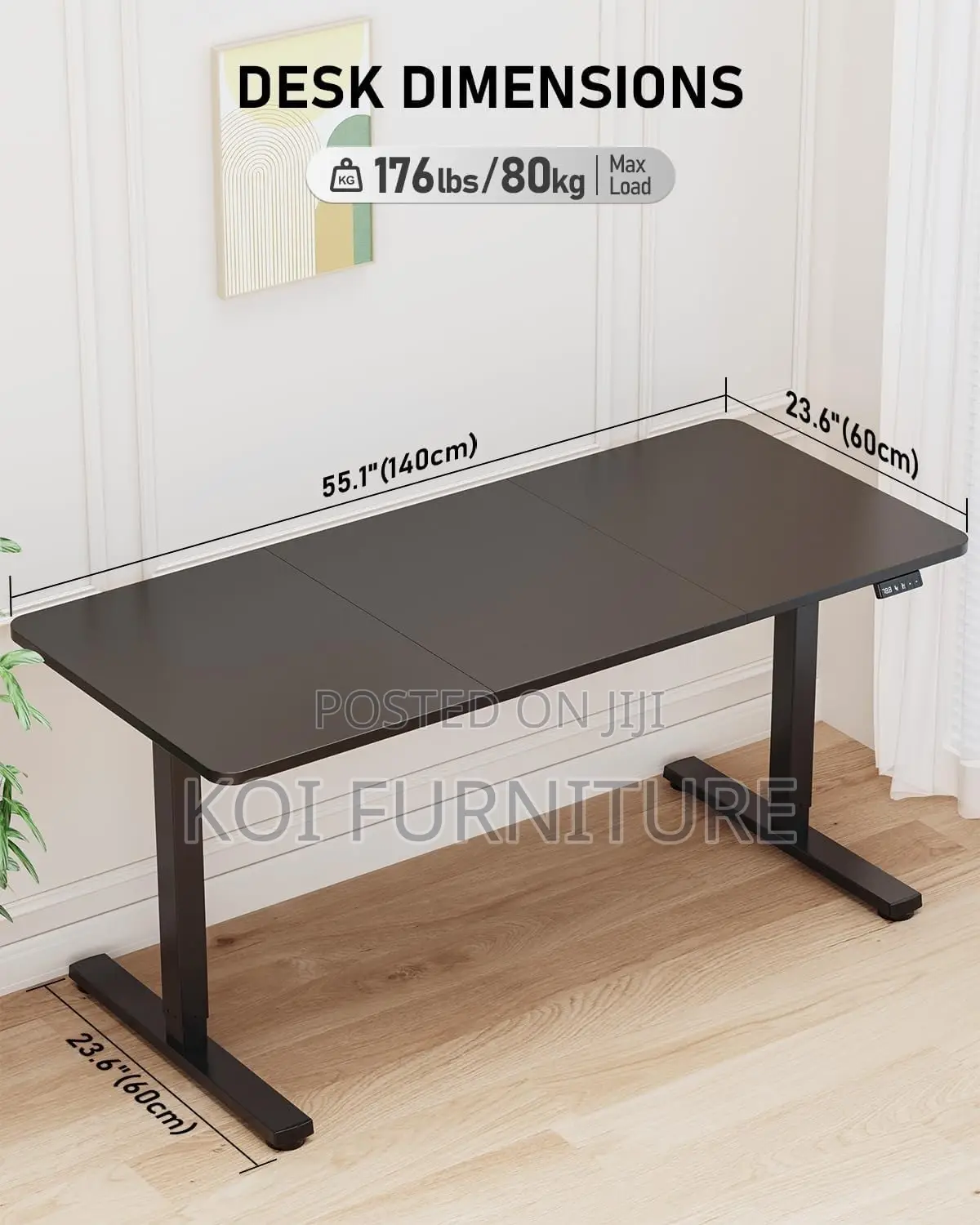Office Desk; 1.2m Modern Adjustable Home Electric Designed Office Desk