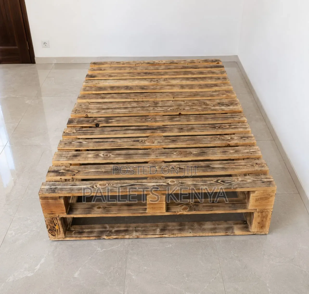 Wooden 4×6 Pallet Bed Frame – Strong, Durable Wooden Bed Frame.Jk