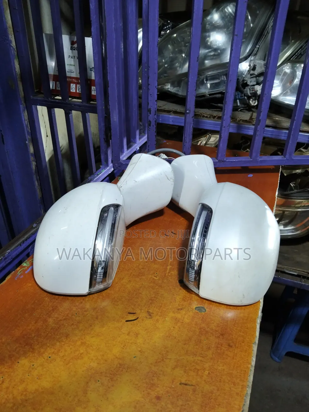 Toyota Mark X Zio Power Side Mirror With Blinker, Ex Japan