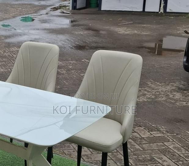 Dining Set; Crafted 4-Seater Home Dinning Set - thumbnail 5