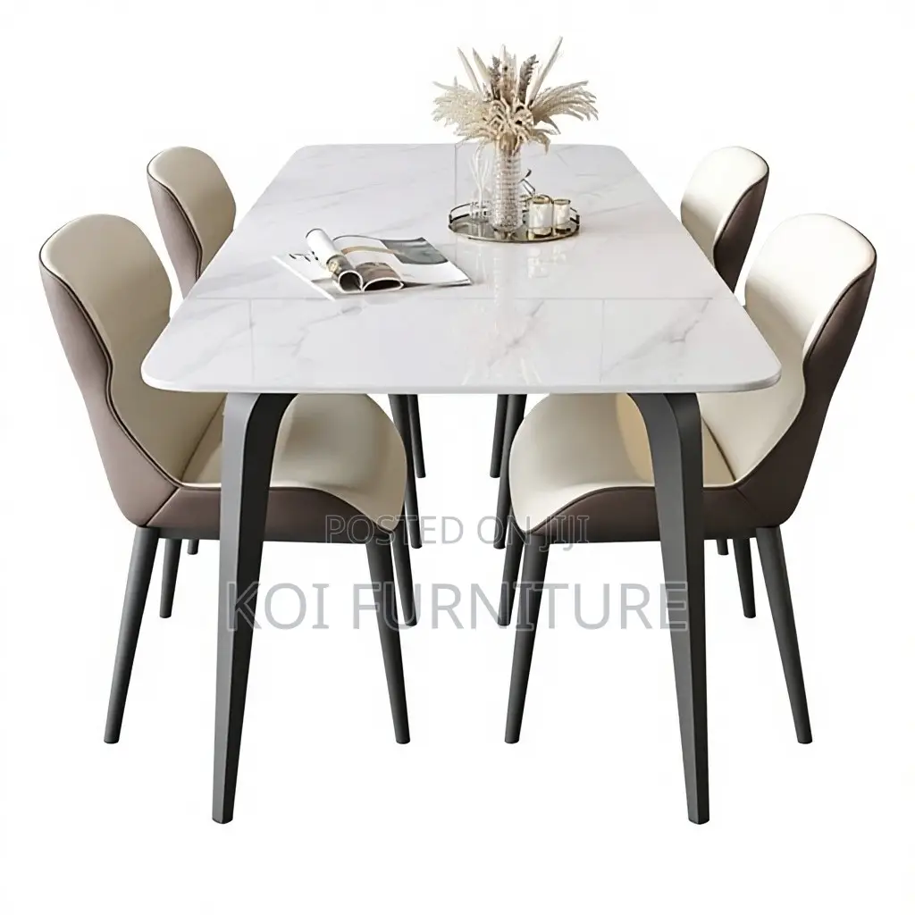 Dining Set; Crafted 4-Seater Home Dinning Set