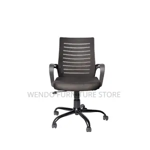 Office Chairs; Mesh Clerical Chair With Fixed Strong Armrest