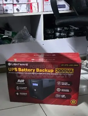 Lightwave 2kva Ups Backup Power System – 2000va Voltage Protection