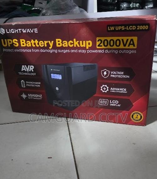 Lightwave 2000va Ups Power Backup Ideal for Computers, CCTV Networking