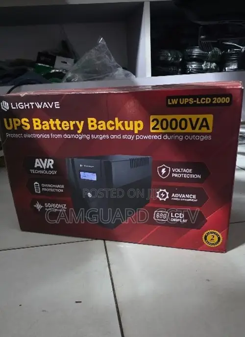 2000va Lightwave Ups With LCD Display 2kva