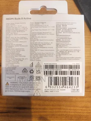 Redmi Buds 8 Active - Wireless Earbuds (Black)